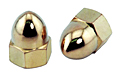 Brass-High-crown-acorn-nut